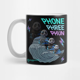 Panda Jetski Waverunner Phone Phree Phun Tee Mug